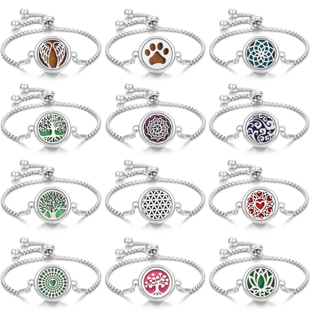 Bracelet Stainless Steel Perfume Locket